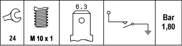Купить BEHR 6ZL003259441 Датчик давления масла **X