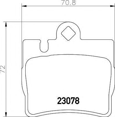 Купить HELLA 8DB355008-711 Колодки тормозные дисковые 8DB355008-711