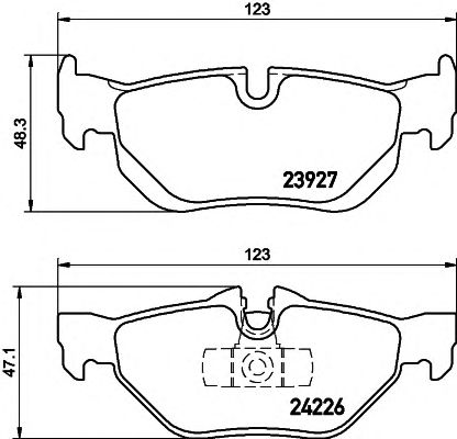Купить BEHR 8DB355011301 КОЛОДКИ ЗАД 90