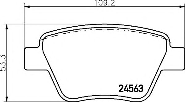 Купить BEHR 8DB355014021 Колодки тормозные