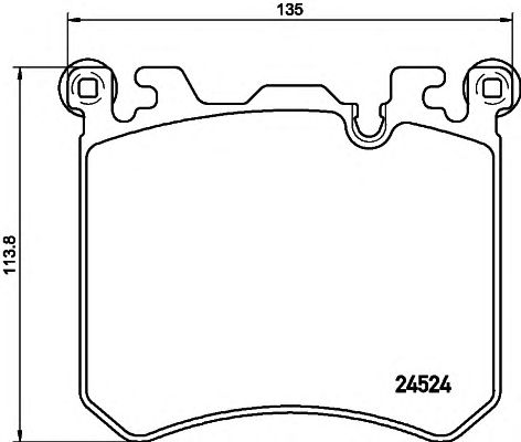 Купить BEHR 8DB355020431 КОЛОДКИ ПЕРЕД E70 М / 34116793643