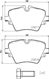 Купить BEHR 8DB355023131 КОЛОДКИ ПЕРЕД F45/F48