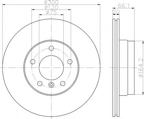 Купить BEHR 8DD355111281 ДИСК ТОРМОЗНОЙ E 90 ЗАД