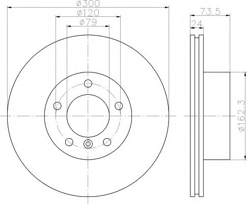 Купить BEHR 8DD355111921 ДИСК ТОРМОЗНОЙ ПЕРЕД E 90 / 325_