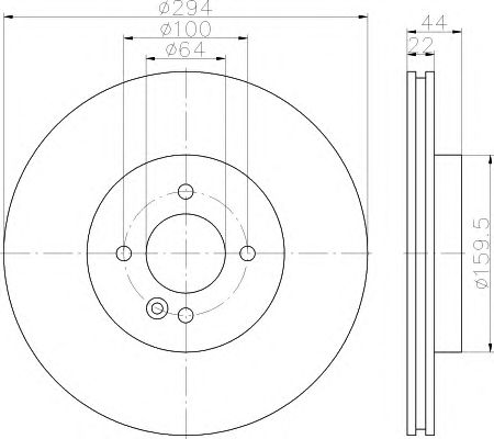 Купить BEHR 8DD355115871 ДИСК ТОРМОЗНОЙ ПЕРЕД MINI *_