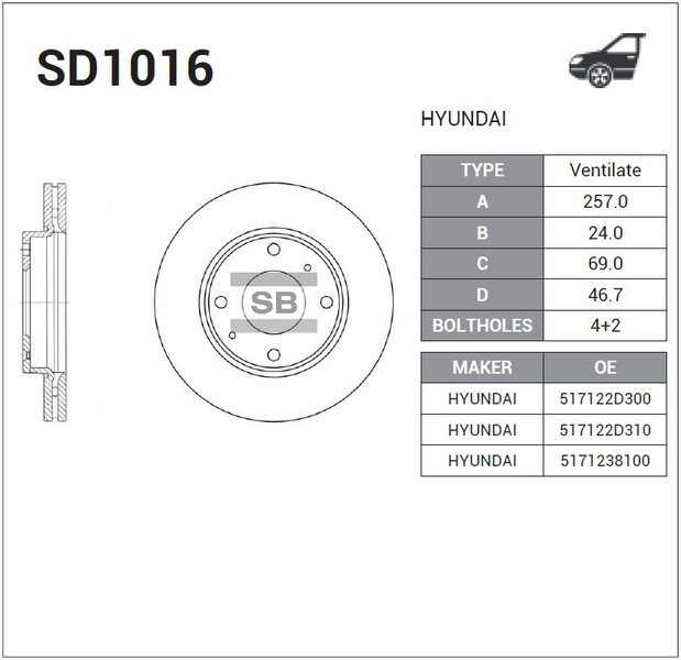 Купить запчасть HI-Q - SD1016 