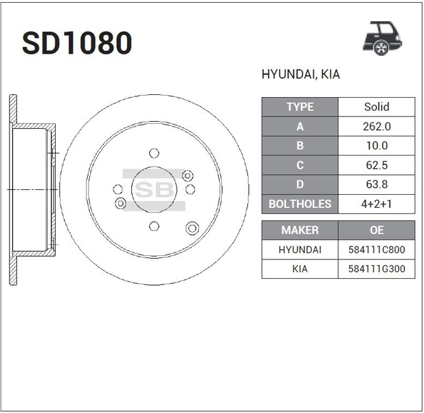 Купить запчасть HI-Q - SD1080 