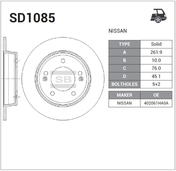 Купить запчасть HI-Q - SD1085 