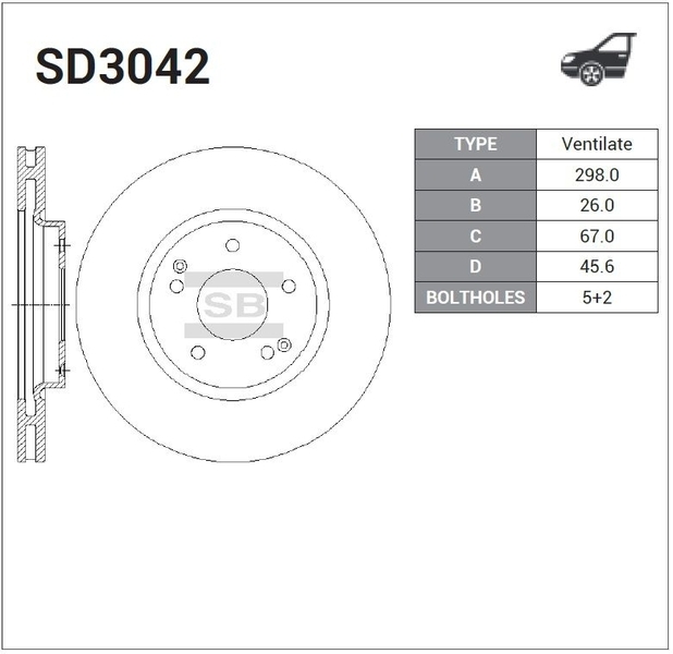 Купить запчасть SANGSIN - SD3042 