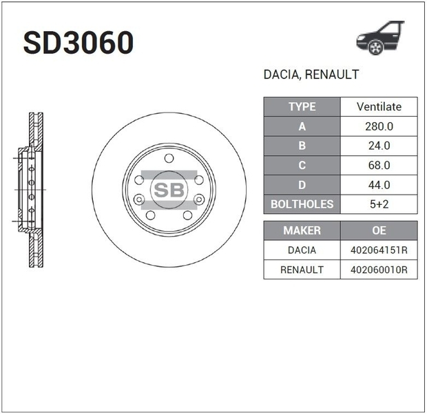 Купить запчасть SANGSIN - SD3060 