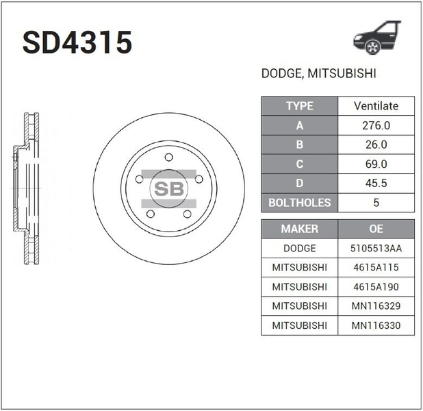 Купить запчасть SANGSIN - SD4315 