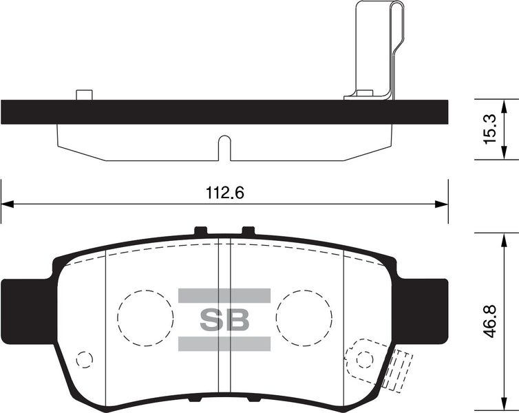 Купить SANGSIN SP1428 Колодки тормозные HONDA ODYSSEY 04-10 задние SP1428