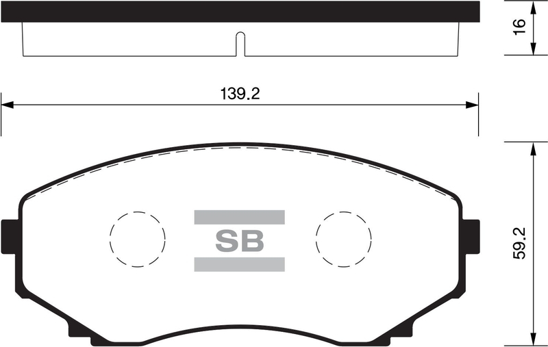 Купить SANGSIN SP1527 Колодки тормозные дисковые Mazda MPV 2.0i-3.0i/2.5TD &4WD 96 SP1527