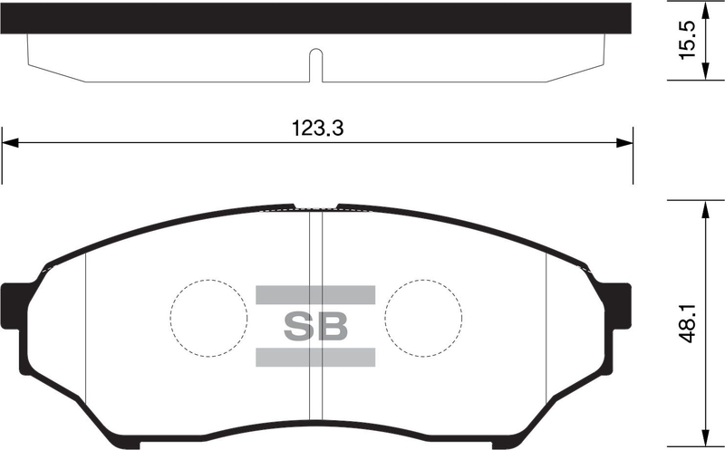Купить SANGSIN SP1585 Колодки тормозные дисковые Mitsubishi Montero/Pajero1.8MPi/2.0GDi 00 SP1585