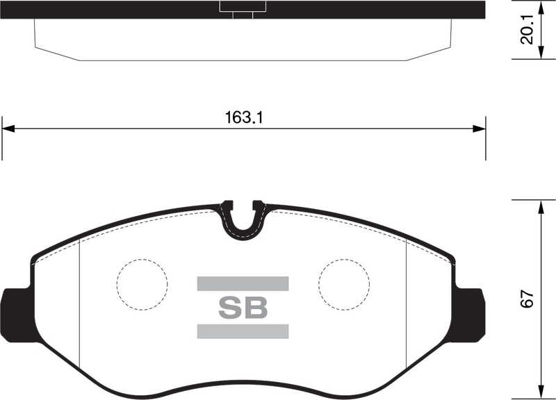 Купить SANGSIN SP1622 Колодки тормозные MERCEDES SPRINTER 95/VITO 03/VOLKSWAGEN CRAFTER 06 передние SP1622