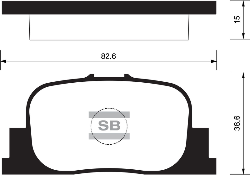 Купить SANGSIN SP2042 Колодки тормозные TOYOTA CAMRY V20 2.2-3.0 96-01/PRIUS 03-09 задние SP2042