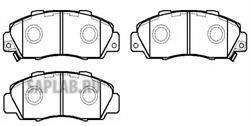 Купить HSB HP5009 Колодки тормозные дисковые передние HONDA Accord (91-98),CR-V (95-02),HRV (98-)