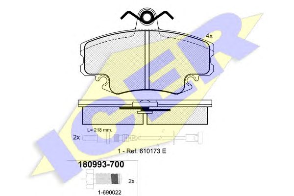 Купить запчасть ICER - 180993700 