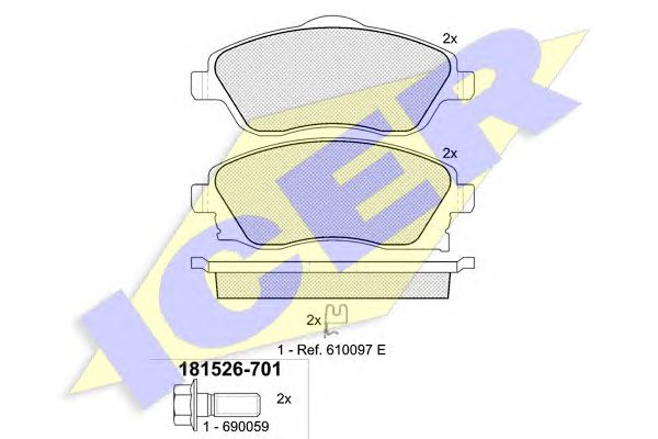 Купить запчасть ICER - 181526701 