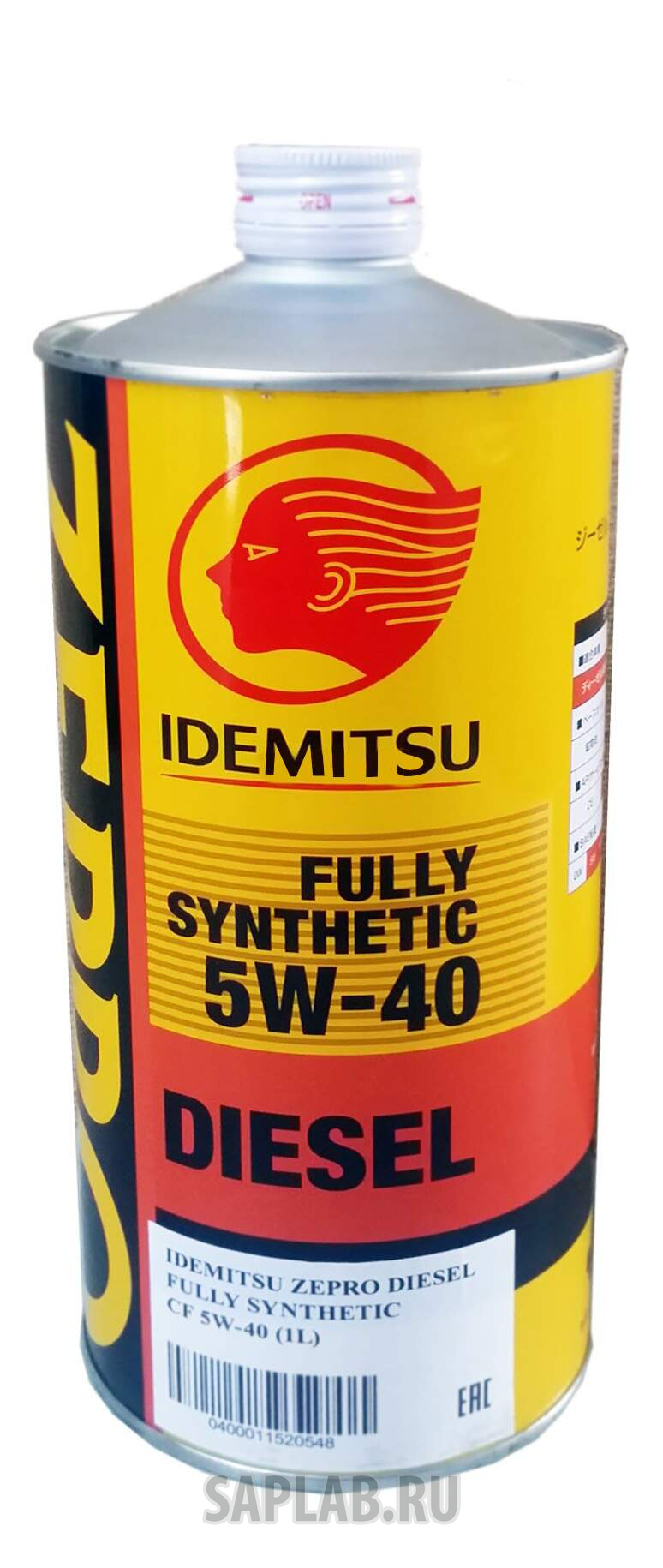 Купить IDEMITSU 2863001 МАСЛО ДВИГАТЕЛЯ ZEPRO DIESEL FULLY SYNTHETIC CF 5W40 1 L IDEMITSU