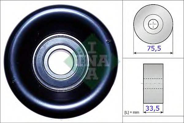 Купить INA 531082710 Ролик натяжной HONDA ACCORD VII, CR-V II-III 531082710