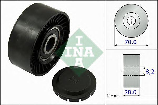 Купить INA 532046810 Ролик обводной VW TRANSPORTER V, VI, AMAROK 532046810