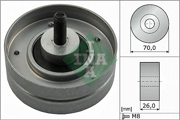 Купить INA 532052410 Ролик обводной MINI COOPER S 1.6 (R50) 532052410