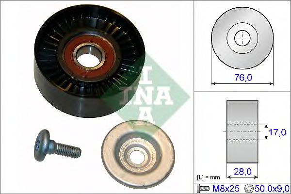 Купить INA 532064810 Ролик обводной MERCEDES C180, C200 W203, W204 532064810
