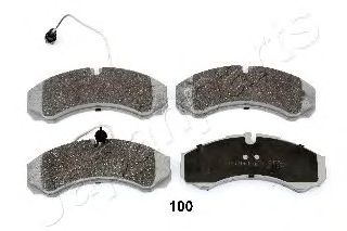 Купить JAPAN PARTS PP100AF Колодки задние F24M