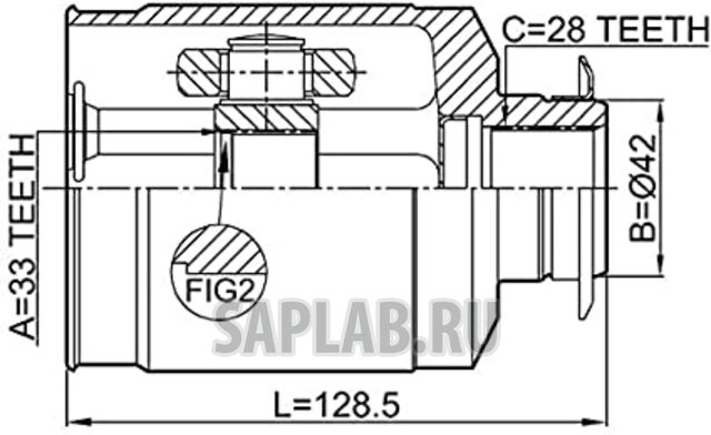 Купить JIKIU JC11057 ШРУС внутренний