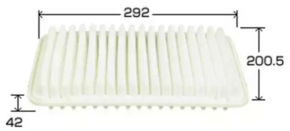 Купить JS ASAKASHI A1019 Фильтр воздушный TOYOTA CAMRY 2,5 2010 - 2011 A1019