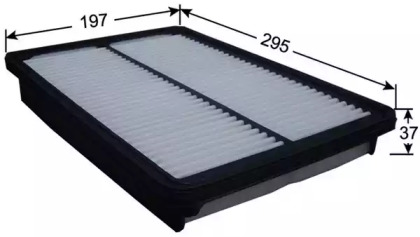 Купить JS ASAKASHI A11003 Фильтр воздушный HYUNDAI SANTA FE 2,4 2012 - 2015 HYUNDAI GRAND SANTA FE 2,2 2013 - A11003