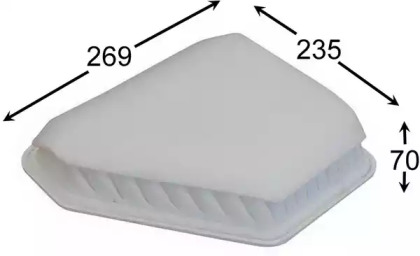 Купить JS ASAKASHI A1517 Фильтр воздушный TOYOTA AVENSIS 2,0 2009 - TOYOTA AURIS 2,2 2007 - 2012 A1517