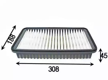 Купить JS ASAKASHI A189J Фильтр воздушный TOYOTA CHASER 3,0 1996 - 2001 TOYOTA CHASER 2,5 1996 - 2001 A189J