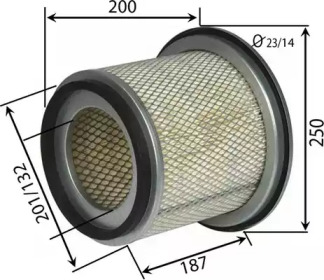 Купить JS ASAKASHI A2503 Фильтр воздушный NISSAN PATROL 4,8 2001 - NISSAN SAFARI 4,5 1997 - A2503