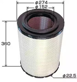 Купить JS ASAKASHI A620J Фильтр воздушный A620J