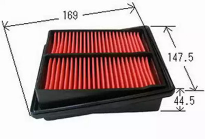 Купить JS ASAKASHI A884J Фильтр воздушный HONDA FIT 1,5 2002 - 2007 HONDA FIT 1,3 2002 - 2008 A884J