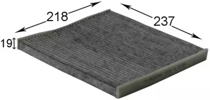 Купить JS ASAKASHI AC104C Фильтр салонный угольный LEXUS LS 4,0 1997 - 2000 TOYOTA CROWN 4,0 1999 - 2004 AC104C