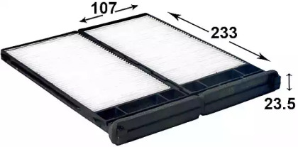 Купить JS ASAKASHI AC2502SET Фильтр салонный (к-кт из 2-х шт) NISSAN MICRA 1,0 2000 - 2003 NISSAN MICRA 1,3 1992 - 2000 AC2502SET