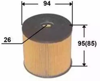 Купить JS ASAKASHI FE3502 Фильтр топливный (элемент) MI Canter 3.0/4.9L 4M50-T/4M42-T 04-, Rosa 4M50-T 04-, FE3502