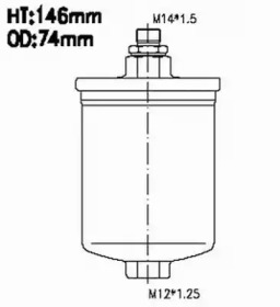 Купить JS ASAKASHI FS2015 Фильтр топливный MERCEDES-BENZ E-CLASS 2,0 1993 - 1997 MERCEDES-BENZ E-CLASS 3,2 1993 - 1995 FS2015