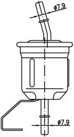 Купить JS ASAKASHI FS3213 Фильтр топливный TOYOTA FORTUNER 2,7 2012 - 2015 TOYOTA LAND CRUISER PRADO 2,7 2010 - FS3213