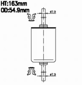 Купить JS ASAKASHI FS618J Фильтр топливный SAAB 9-3 2,8 2005 - 2015 LADA 2110 SEDAN 1,5 2000 - 2010 FS618J