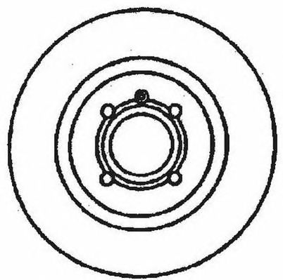 Купить JURID 561246J Тормозные диски Ауди 100,200 84-90 280*22