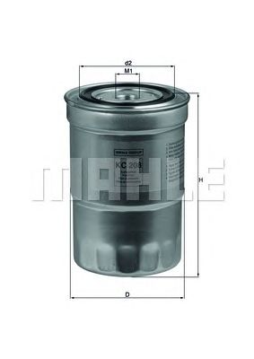 Купить MAHLE KC208 Фильтр топливный