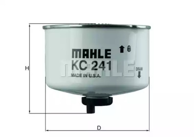 Купить MAHLE KC241D Фильтр топливный