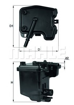 Купить MAHLE KL431D Фильтр топливный
