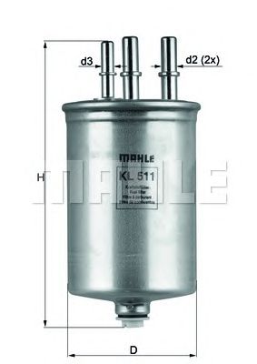 Купить KNECHT KL506 Фильтр топливный