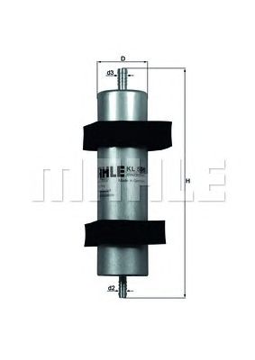 Купить MAHLE KL596 Фильтр топливный