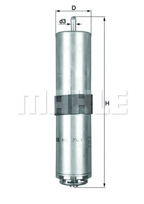 Купить KNECHT KL763D Фильтр топл.BMW 3-серии E90, X1, X3